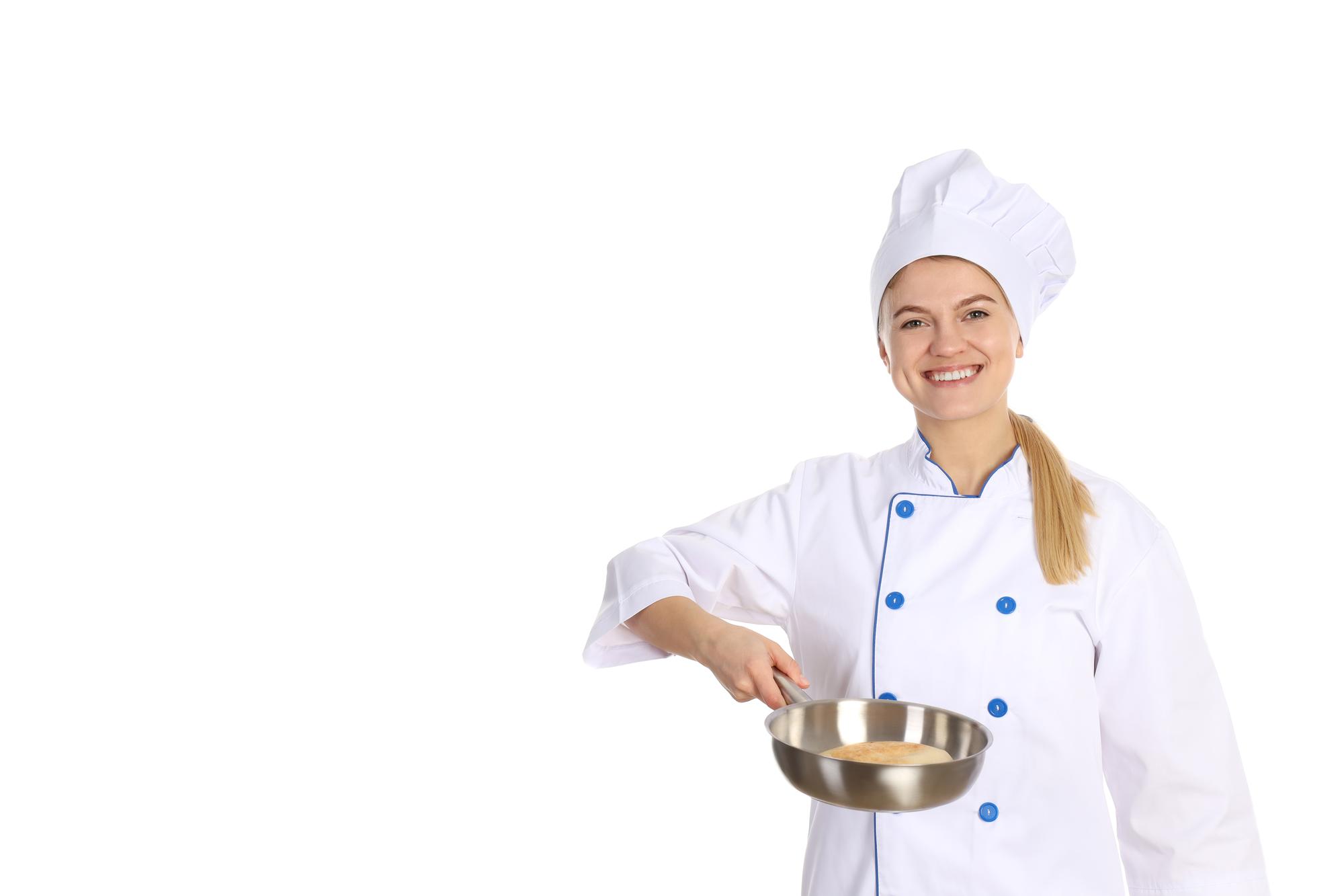 Eğitmen canlı ders verirken mutfak sahnesi